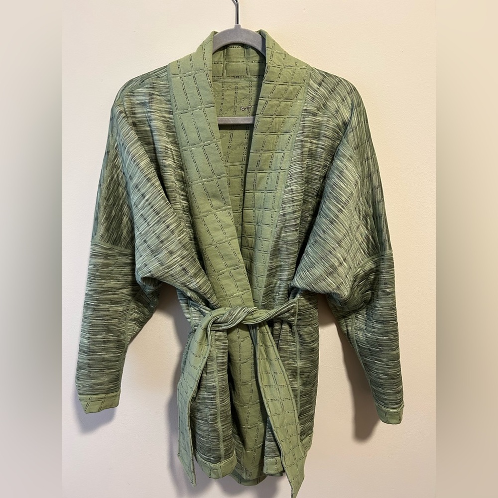 nike yoga robe cardigan